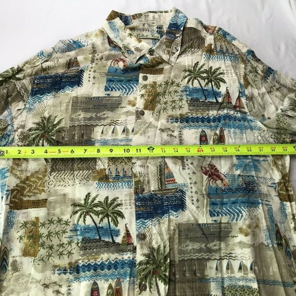 Batik Bay Hawaiian Shirt, Button Down Men's XXL - Picture 10 of 10